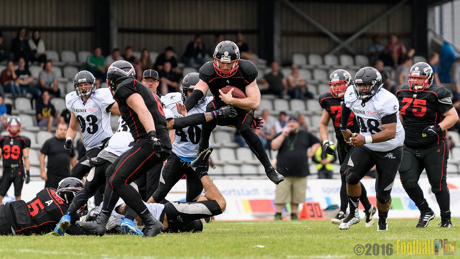 Düsseldorf Panther vs. Berlin Rebels - 16.07.2016 GFL Nord: Düsseldorf Panther vs. Berlin Rebels (14:36)