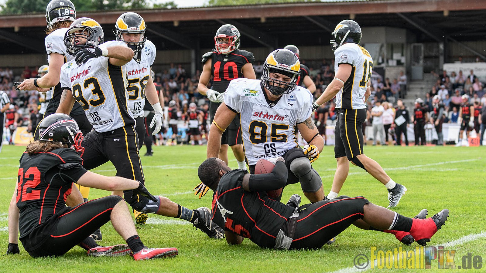 Düsseldorf Panther vs. Berlin Adler - 30.07.2016 GFL Nord: Düsseldorf Panther vs. Berlin Adler (39:41)