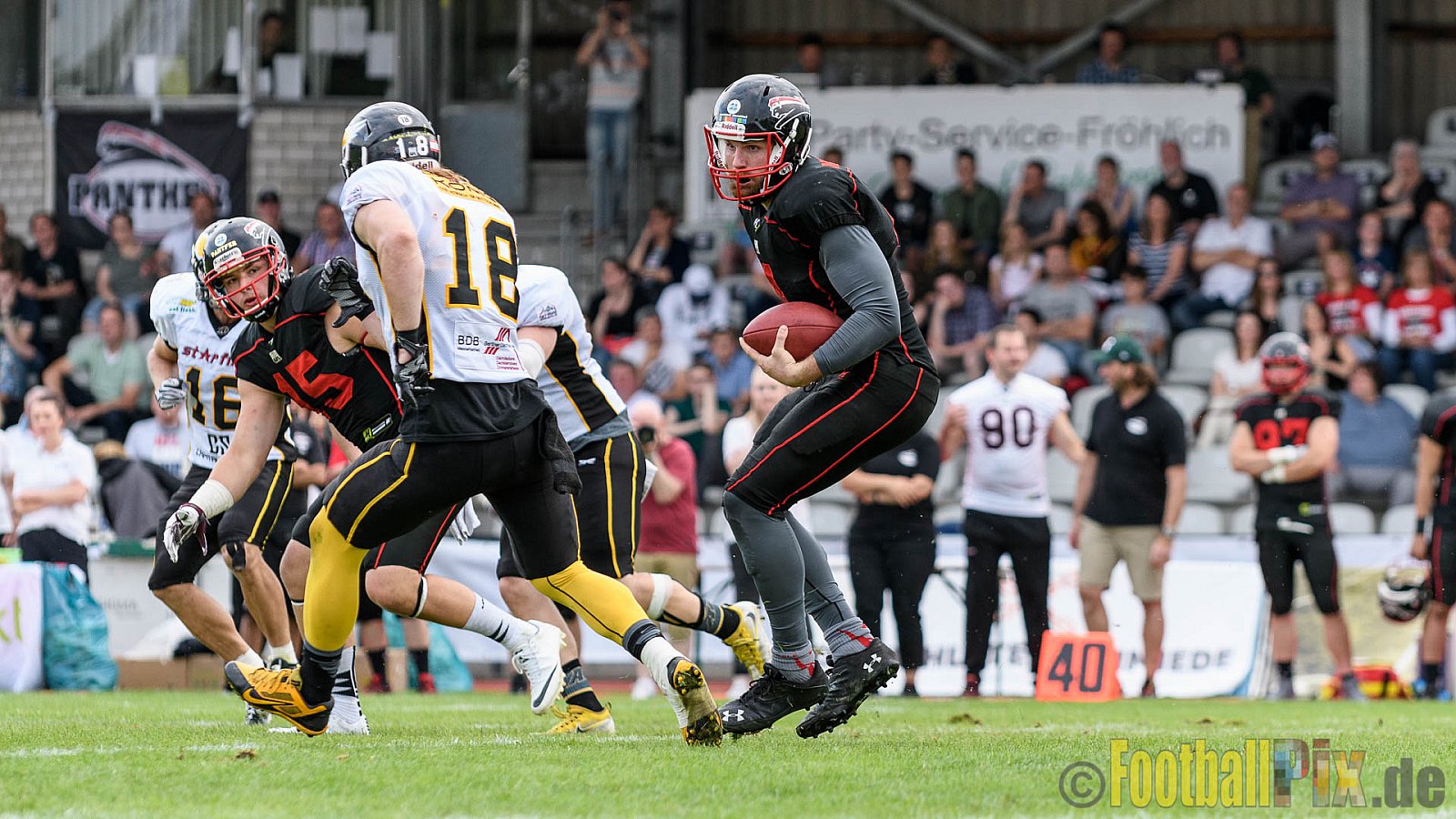 Düsseldorf Panther vs. Berlin Adler - 30.07.2016 GFL Nord: Düsseldorf Panther vs. Berlin Adler (39:41)