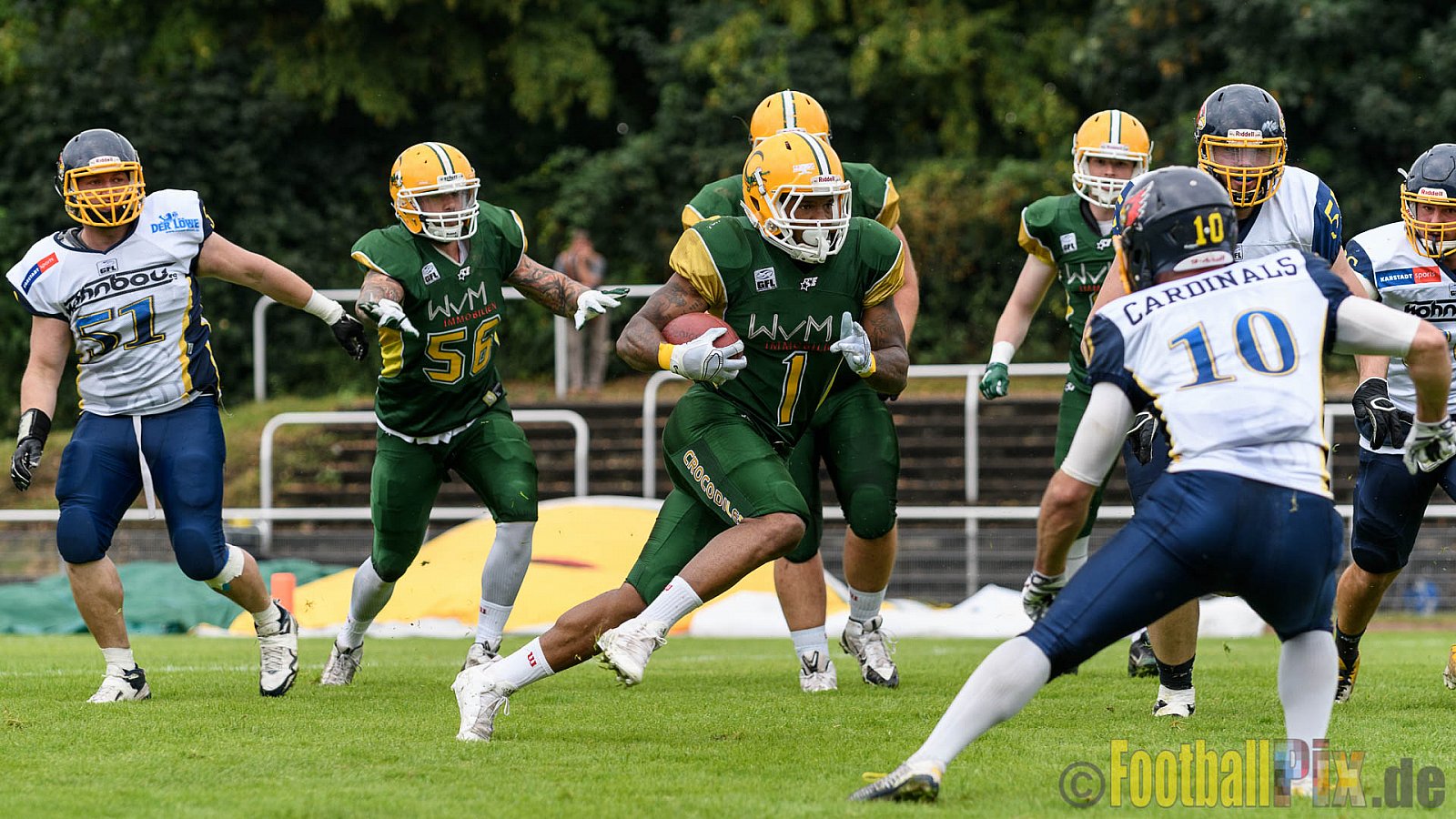 Cologne Crocodiles vs. Essen Assindia Cardinals - 31.07.2016 GFL2: Cologne Crocodiles vs. Essen Assindia Cardinals (43:7)