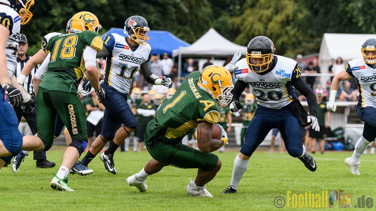 Cologne Crocodiles vs. Essen Assindia Cardinals - 31.07.2016 GFL2: Cologne Crocodiles vs. Essen Assindia Cardinals (43:7)