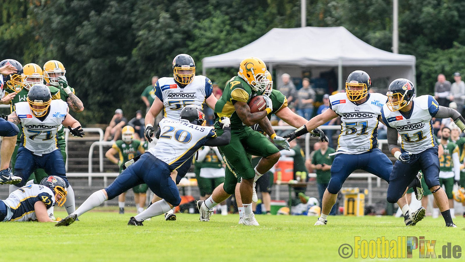 Cologne Crocodiles vs. Essen Assindia Cardinals - 31.07.2016 GFL2: Cologne Crocodiles vs. Essen Assindia Cardinals (43:7)