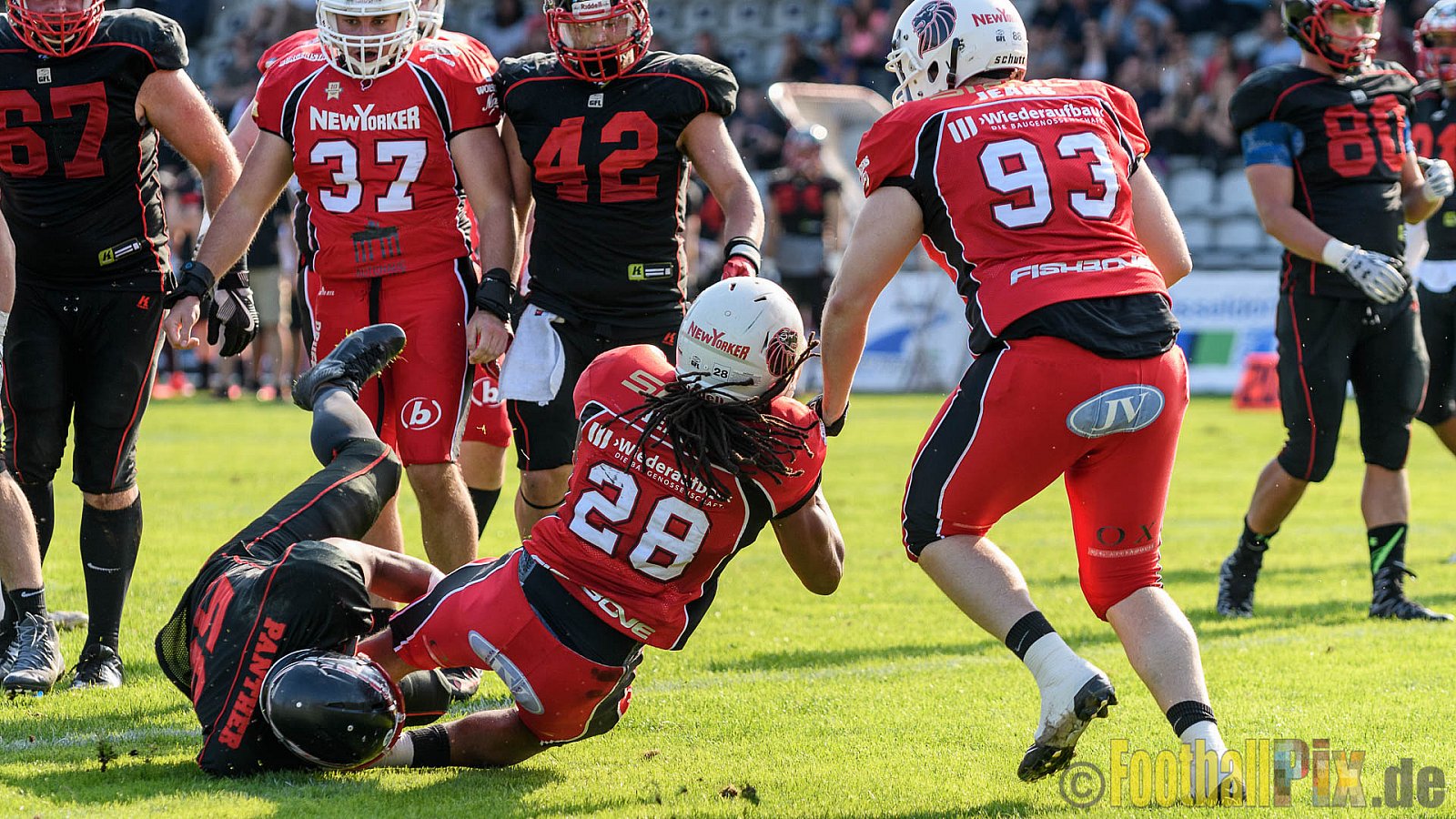 Düsseldorf Panther vs. New Yorker Lions - 06.08.2016 GFL Nord: Düsseldorf Panther vs. New Yorker Lions (10:49)