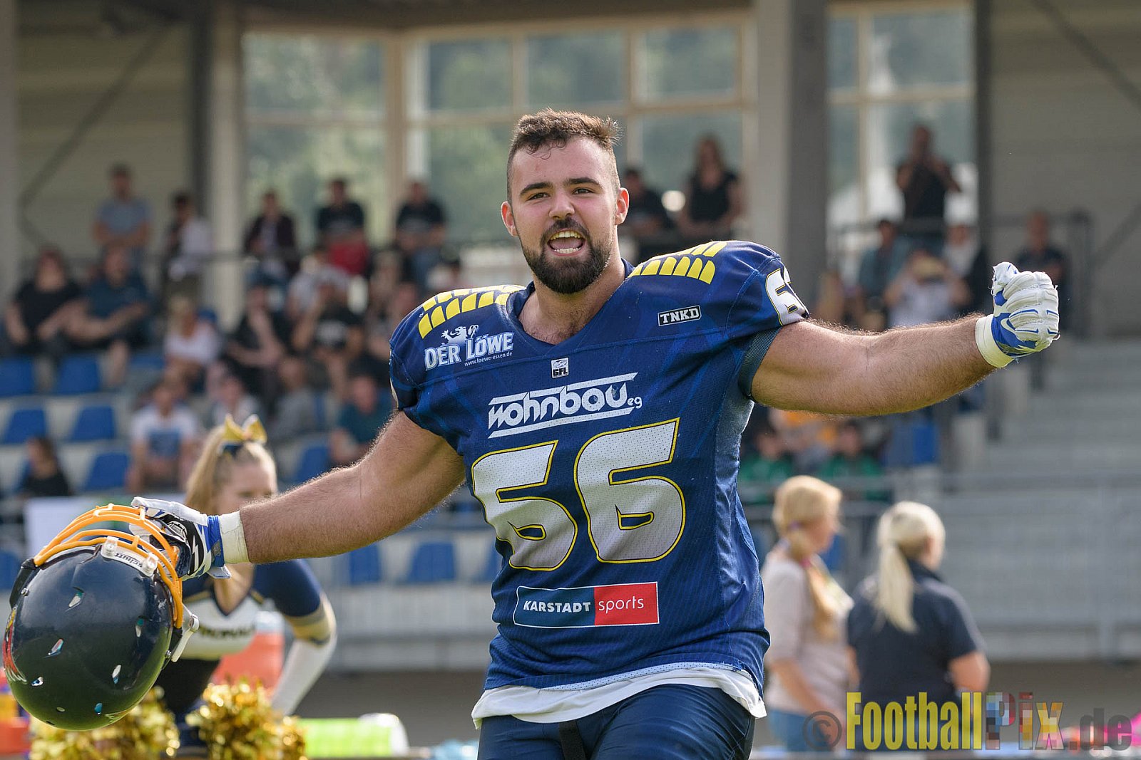Essen Assindia Cardinals vs. Bielefeld Bulldogs - 13.08.2016 GFL2: Essen Assindia Cardinals vs. Bielefeld Bulldogs (49:6)