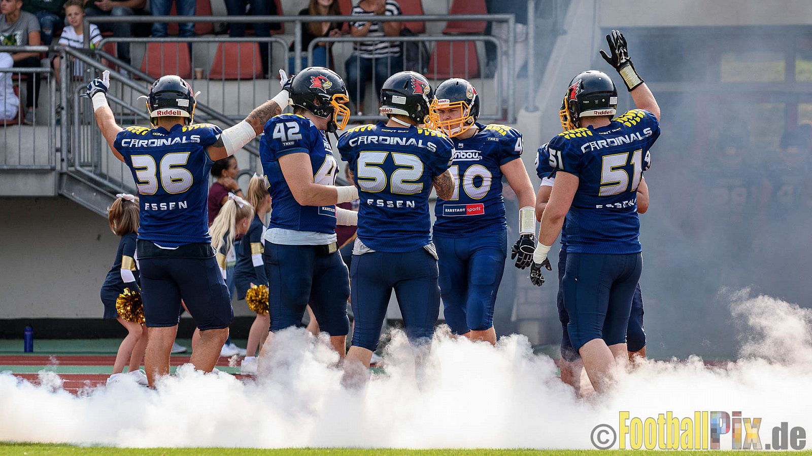 Essen Assindia Cardinals vs. Bielefeld Bulldogs - 13.08.2016 GFL2: Essen Assindia Cardinals vs. Bielefeld Bulldogs (49:6)