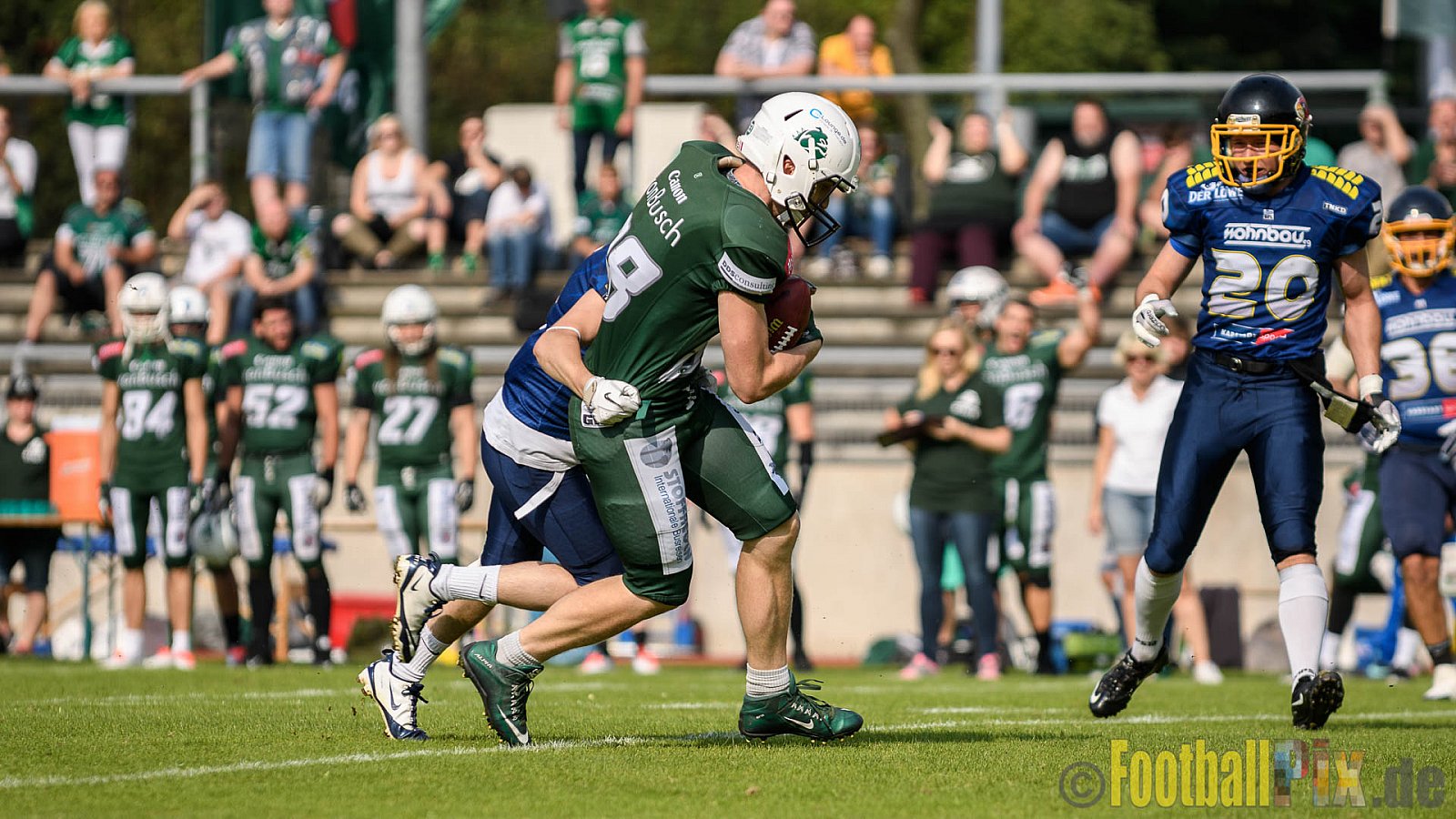 Essen Assindia Cardinals vs. Bielefeld Bulldogs - 13.08.2016 GFL2: Essen Assindia Cardinals vs. Bielefeld Bulldogs (49:6)