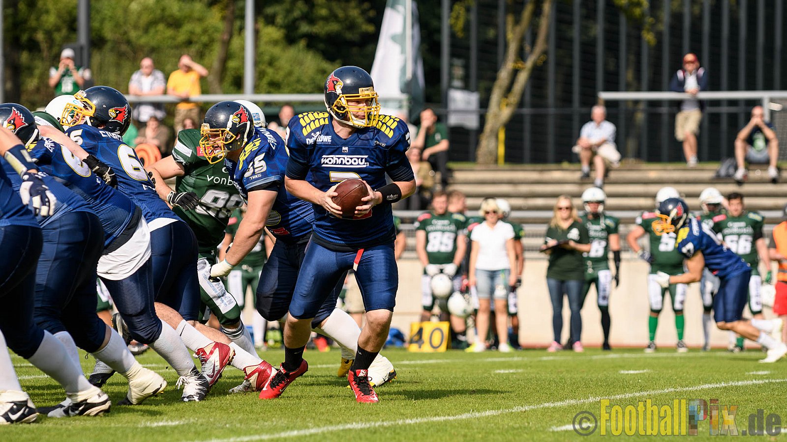Essen Assindia Cardinals vs. Bielefeld Bulldogs - 13.08.2016 GFL2: Essen Assindia Cardinals vs. Bielefeld Bulldogs (49:6)