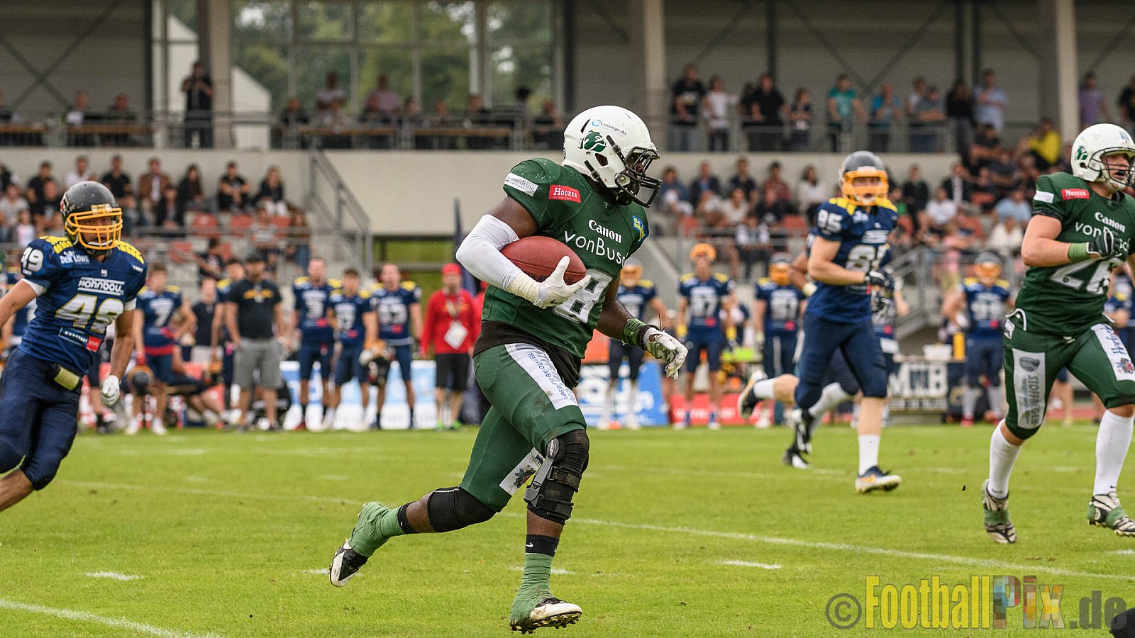 Essen Assindia Cardinals vs. Bielefeld Bulldogs - 13.08.2016 GFL2: Essen Assindia Cardinals vs. Bielefeld Bulldogs (49:6)