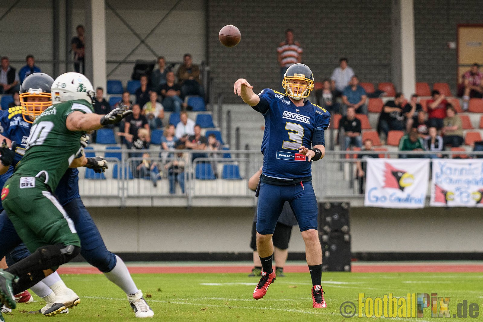 Essen Assindia Cardinals vs. Bielefeld Bulldogs - 13.08.2016 GFL2: Essen Assindia Cardinals vs. Bielefeld Bulldogs (49:6)