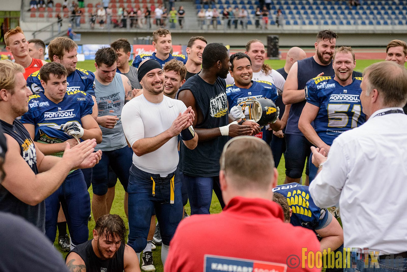 Essen Assindia Cardinals vs. Bielefeld Bulldogs - 13.08.2016 GFL2: Essen Assindia Cardinals vs. Bielefeld Bulldogs (49:6)