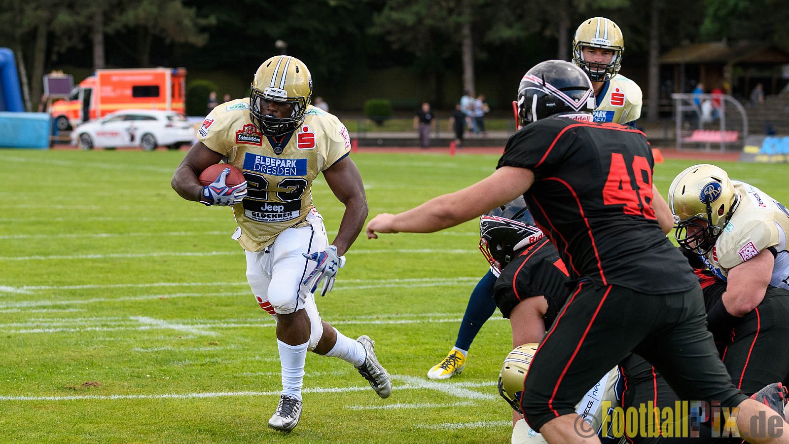 Düsseldorf Panther vs. Dresden Monarchs - 20.08.2016 GFL Nord: Düsseldorf Panther vs. Dresden Monarchs (16:69)