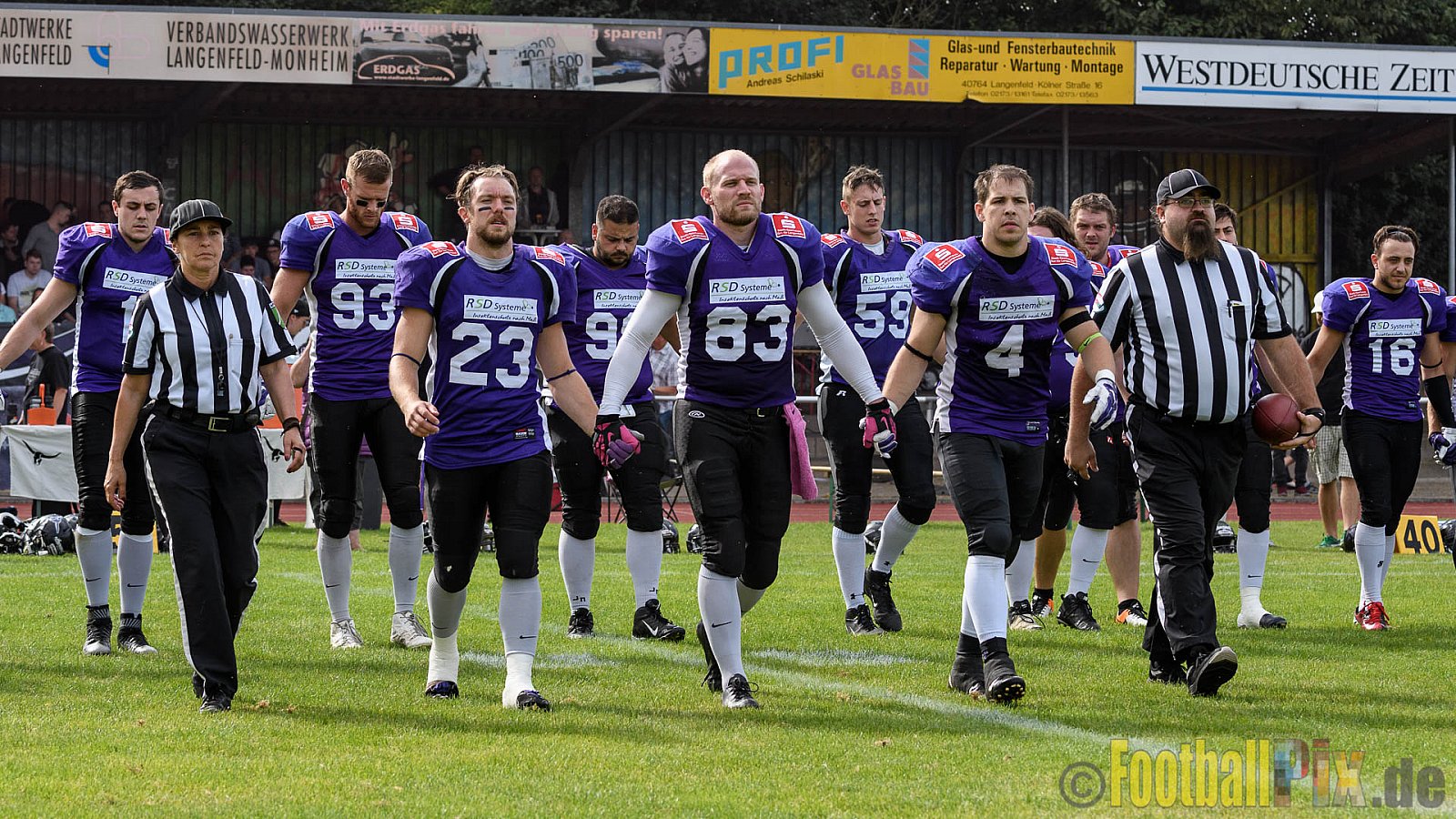 Langenfeld Longhorns vs. Remscheid Amboss - 04.09.2016 RL NRW: Langenfeld Longhorns vs. Remscheid Amboss (72:8)