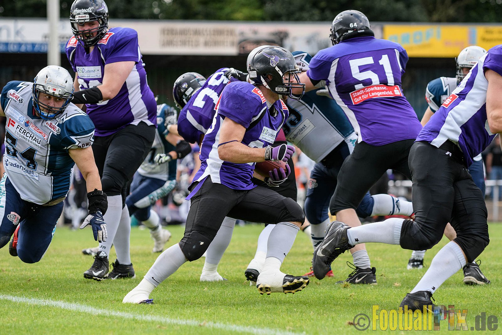 Langenfeld Longhorns vs. Remscheid Amboss - 04.09.2016 RL NRW: Langenfeld Longhorns vs. Remscheid Amboss (72:8)