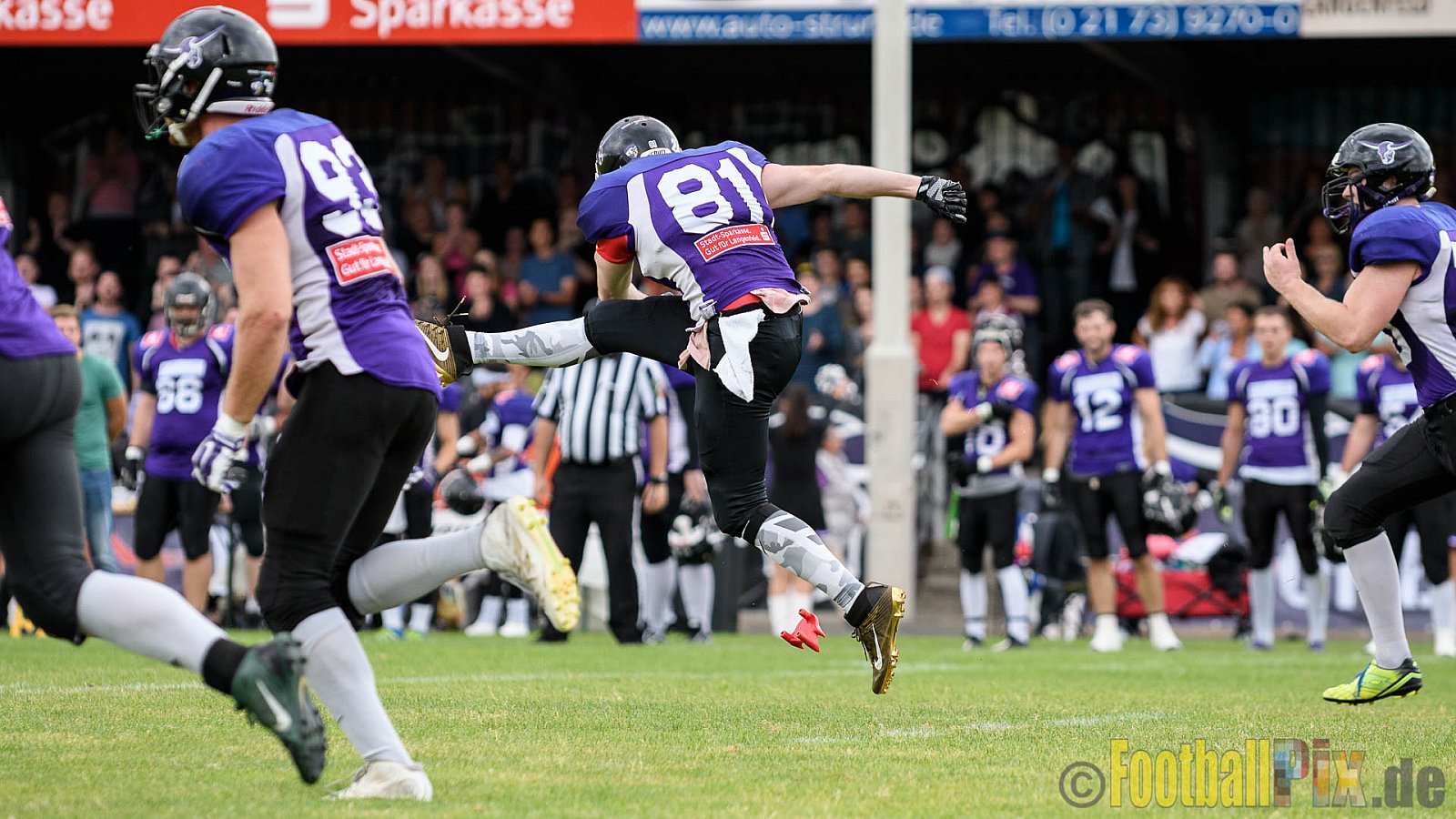 Langenfeld Longhorns vs. Remscheid Amboss - 04.09.2016 RL NRW: Langenfeld Longhorns vs. Remscheid Amboss (72:8)