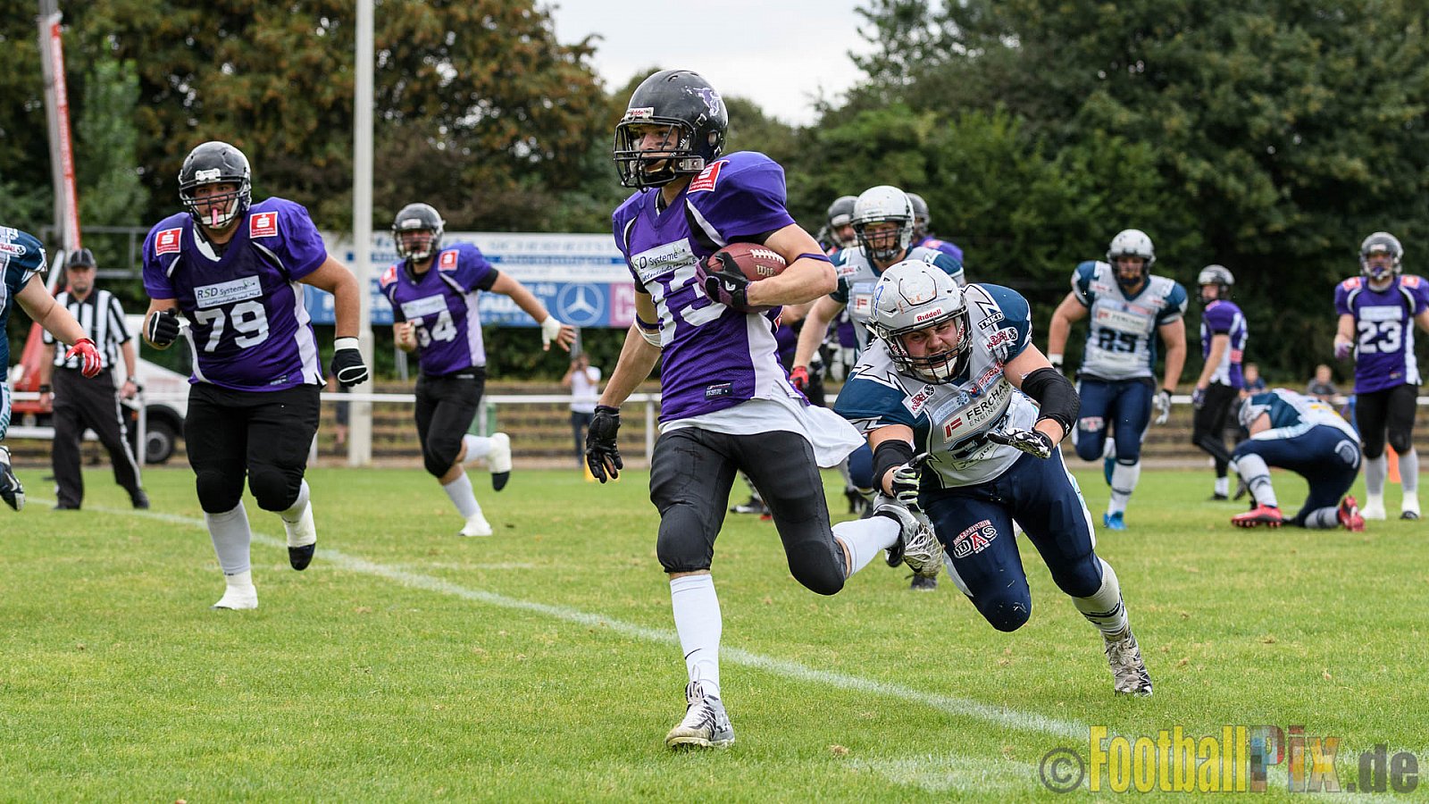 Langenfeld Longhorns vs. Remscheid Amboss - 04.09.2016 RL NRW: Langenfeld Longhorns vs. Remscheid Amboss (72:8)