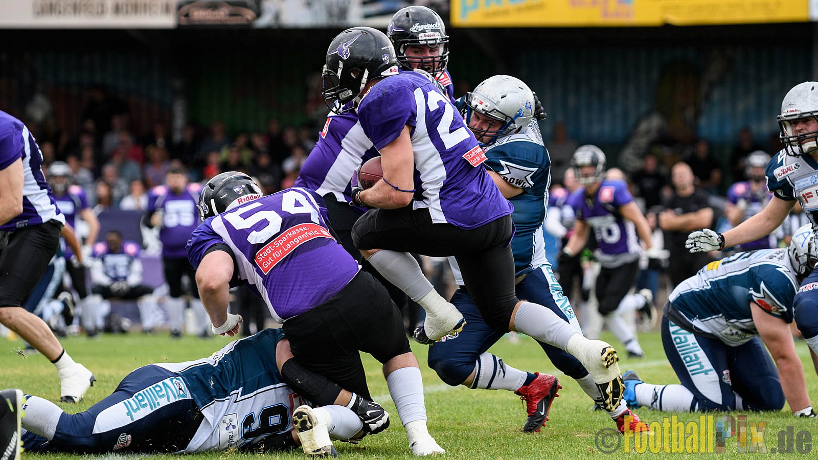 Langenfeld Longhorns vs. Remscheid Amboss - 04.09.2016 RL NRW: Langenfeld Longhorns vs. Remscheid Amboss (72:8)