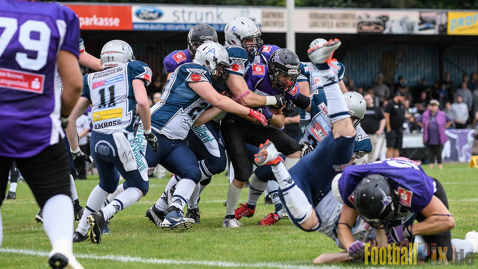 Langenfeld Longhorns vs. Remscheid Amboss - 04.09.2016 RL NRW: Langenfeld Longhorns vs. Remscheid Amboss (72:8)