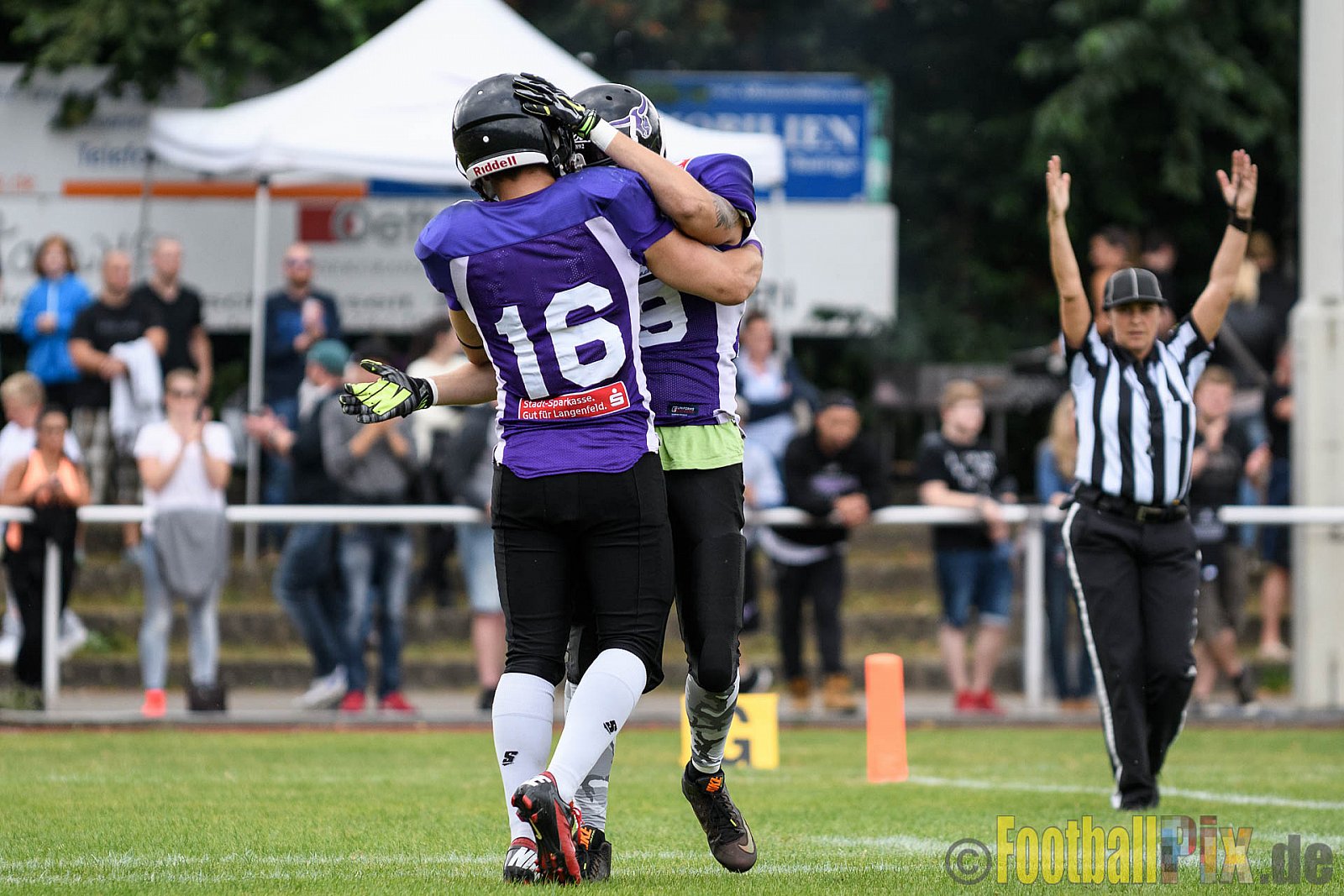 Langenfeld Longhorns vs. Remscheid Amboss - 04.09.2016 RL NRW: Langenfeld Longhorns vs. Remscheid Amboss (72:8)