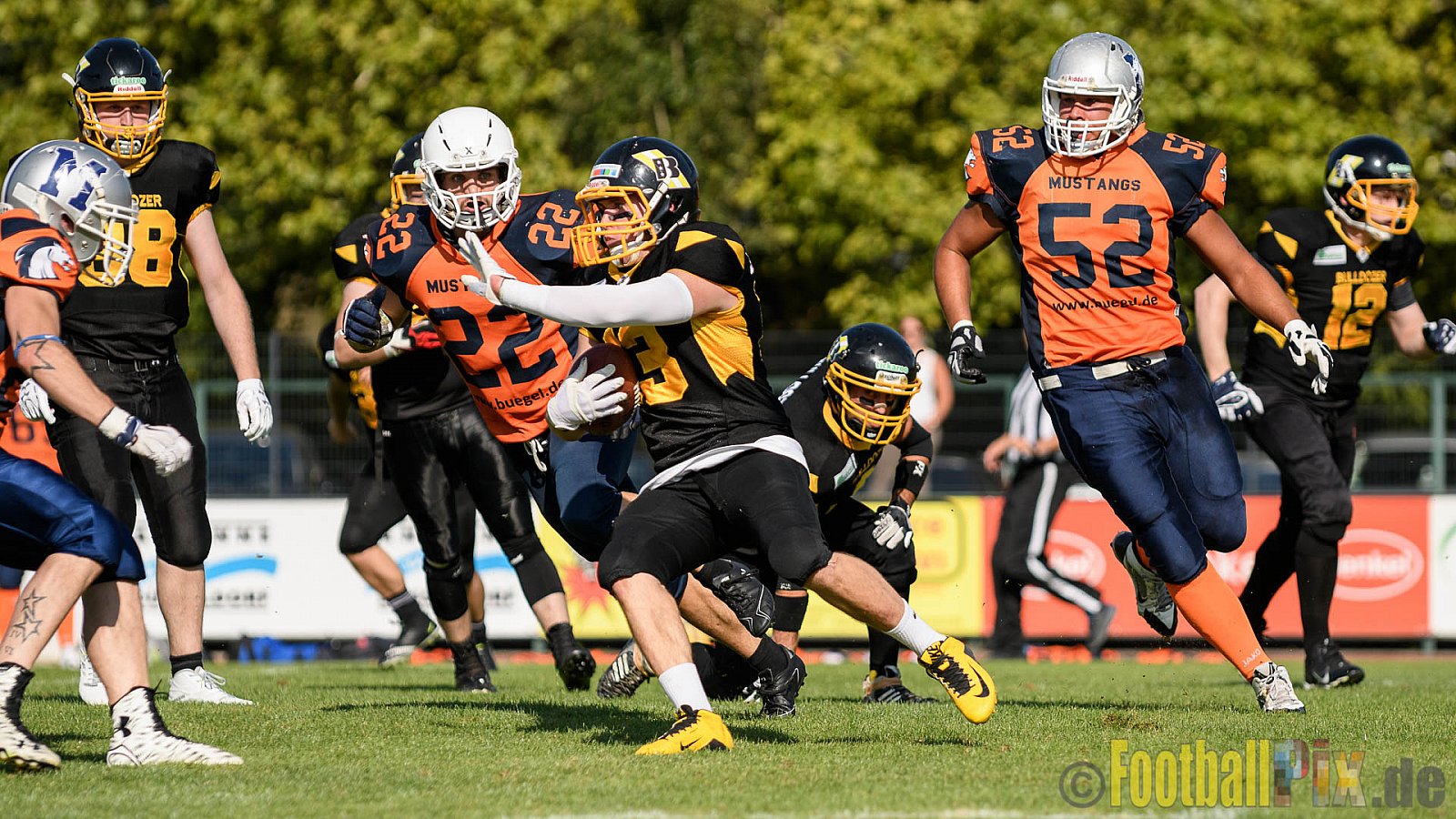 Düsseldorf Bulldozer vs. Sauerland Mustangs - 10.09.2016 LL Nord NRW: Düsseldorf Bulldozer vs. Sauerland Mustangs (14:27)