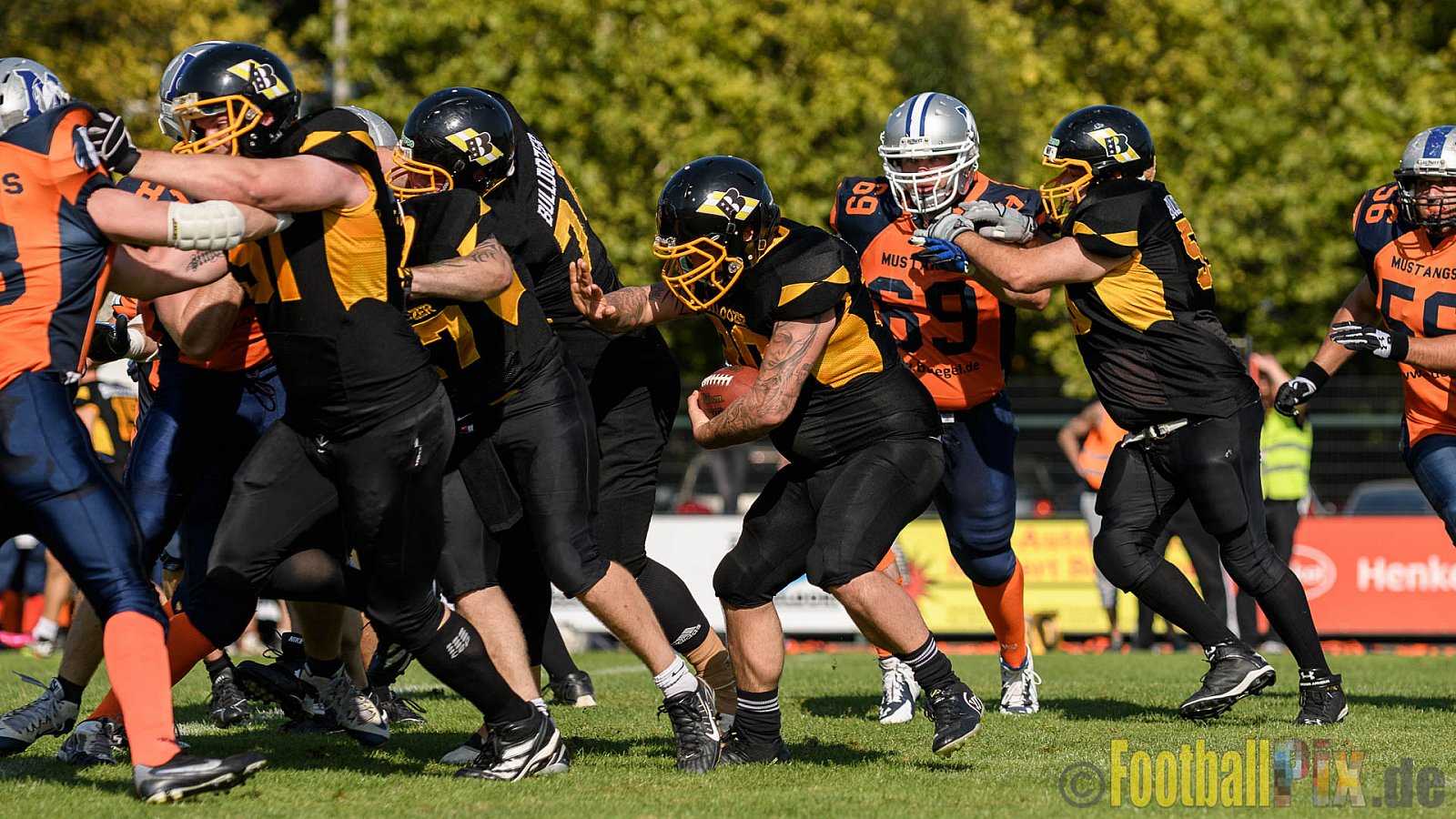 Düsseldorf Bulldozer vs. Sauerland Mustangs - 10.09.2016 LL Nord NRW: Düsseldorf Bulldozer vs. Sauerland Mustangs (14:27)