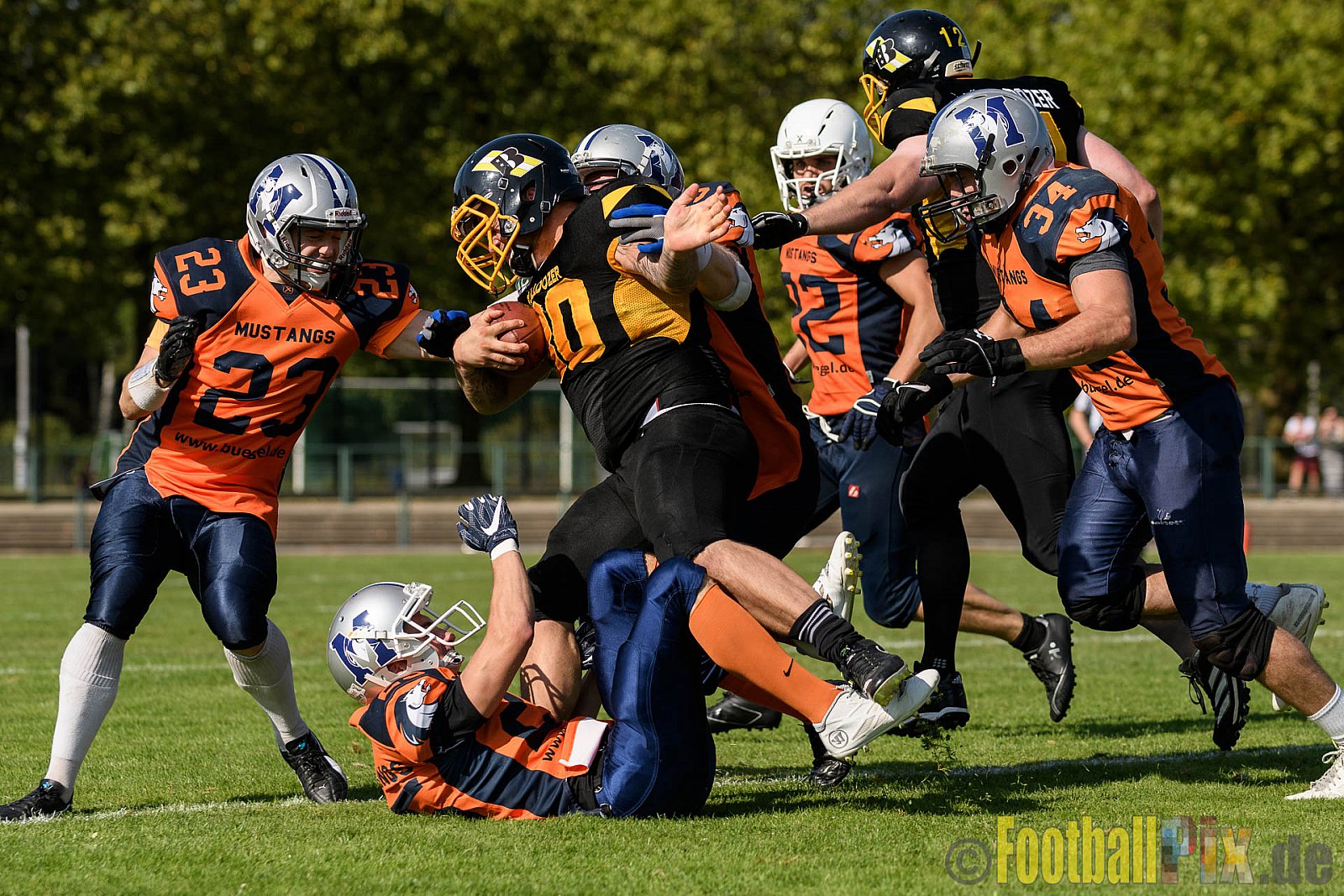 Düsseldorf Bulldozer vs. Sauerland Mustangs - 10.09.2016 LL Nord NRW: Düsseldorf Bulldozer vs. Sauerland Mustangs (14:27)