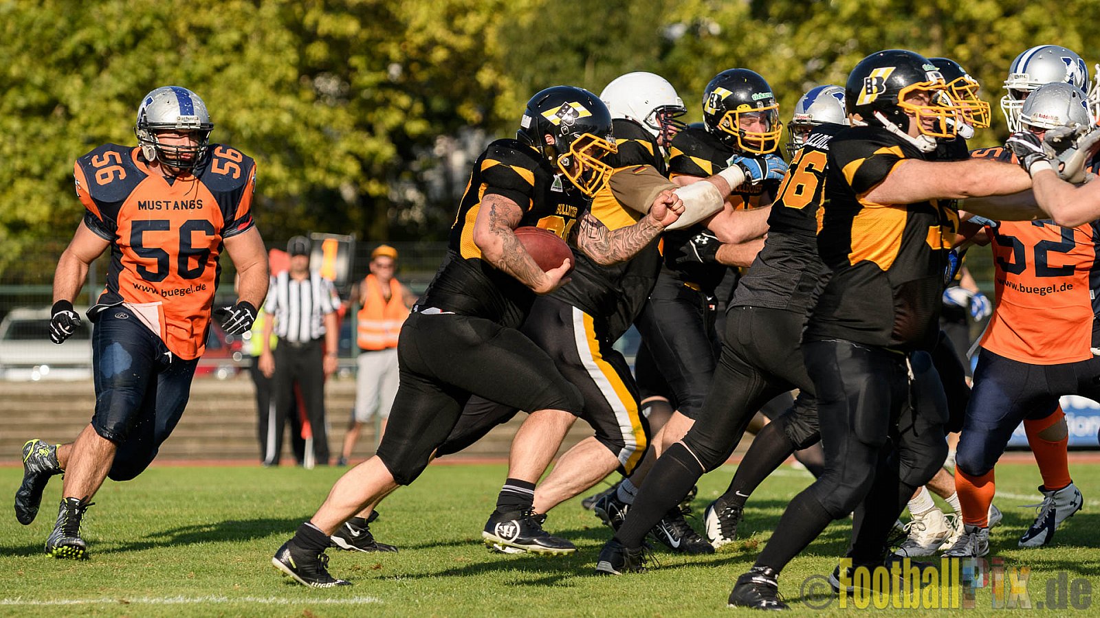 Düsseldorf Bulldozer vs. Sauerland Mustangs - 10.09.2016 LL Nord NRW: Düsseldorf Bulldozer vs. Sauerland Mustangs (14:27)