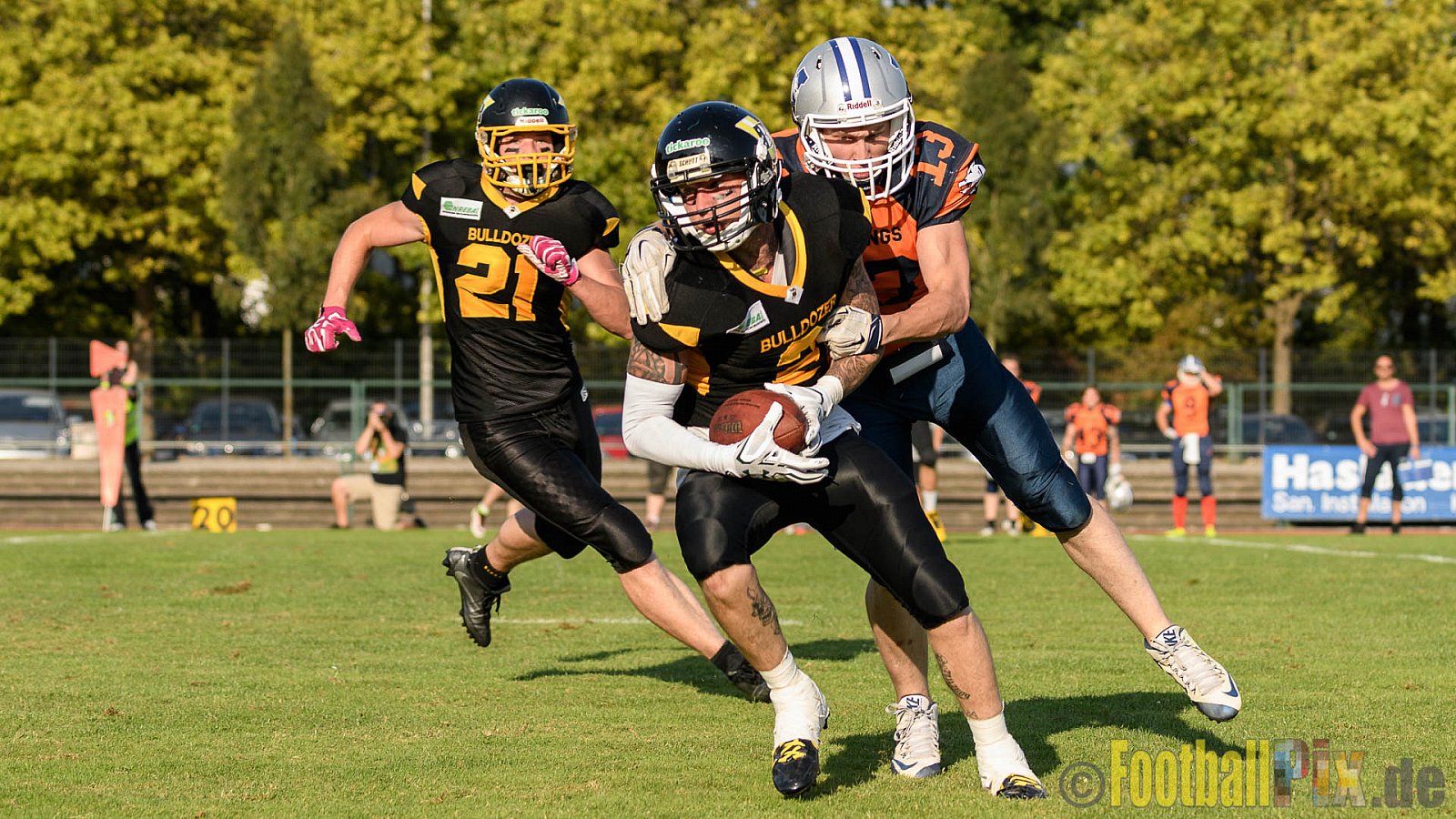 Düsseldorf Bulldozer vs. Sauerland Mustangs - 10.09.2016 LL Nord NRW: Düsseldorf Bulldozer vs. Sauerland Mustangs (14:27)