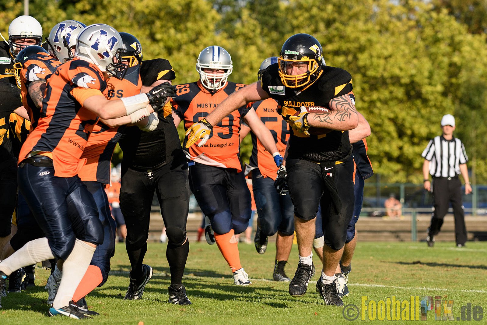 Düsseldorf Bulldozer vs. Sauerland Mustangs - 10.09.2016 LL Nord NRW: Düsseldorf Bulldozer vs. Sauerland Mustangs (14:27)