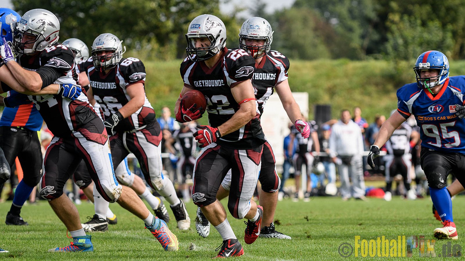 Bocholt Rhinos vs. Wuppertal Greyhounds - 18.09.2016 VL NRW: Bocholt Rhinos vs. Wuppertal Greyhounds (12:53)