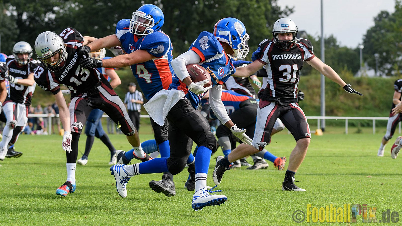 Bocholt Rhinos vs. Wuppertal Greyhounds - 18.09.2016 VL NRW: Bocholt Rhinos vs. Wuppertal Greyhounds (12:53)