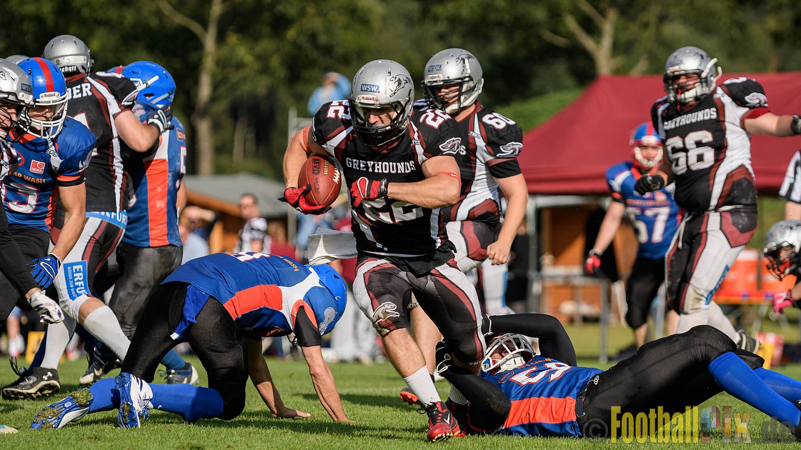 Bocholt Rhinos vs. Wuppertal Greyhounds - 18.09.2016 VL NRW: Bocholt Rhinos vs. Wuppertal Greyhounds (12:53)