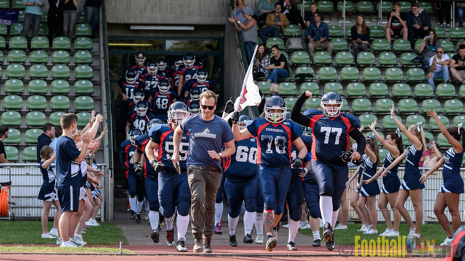 Recklinghausen Chargers vs. Bochum Rebels - 24.09.2016 LL NRW: Recklinghausen Chargers vs. Bochum Rebels (38:8)