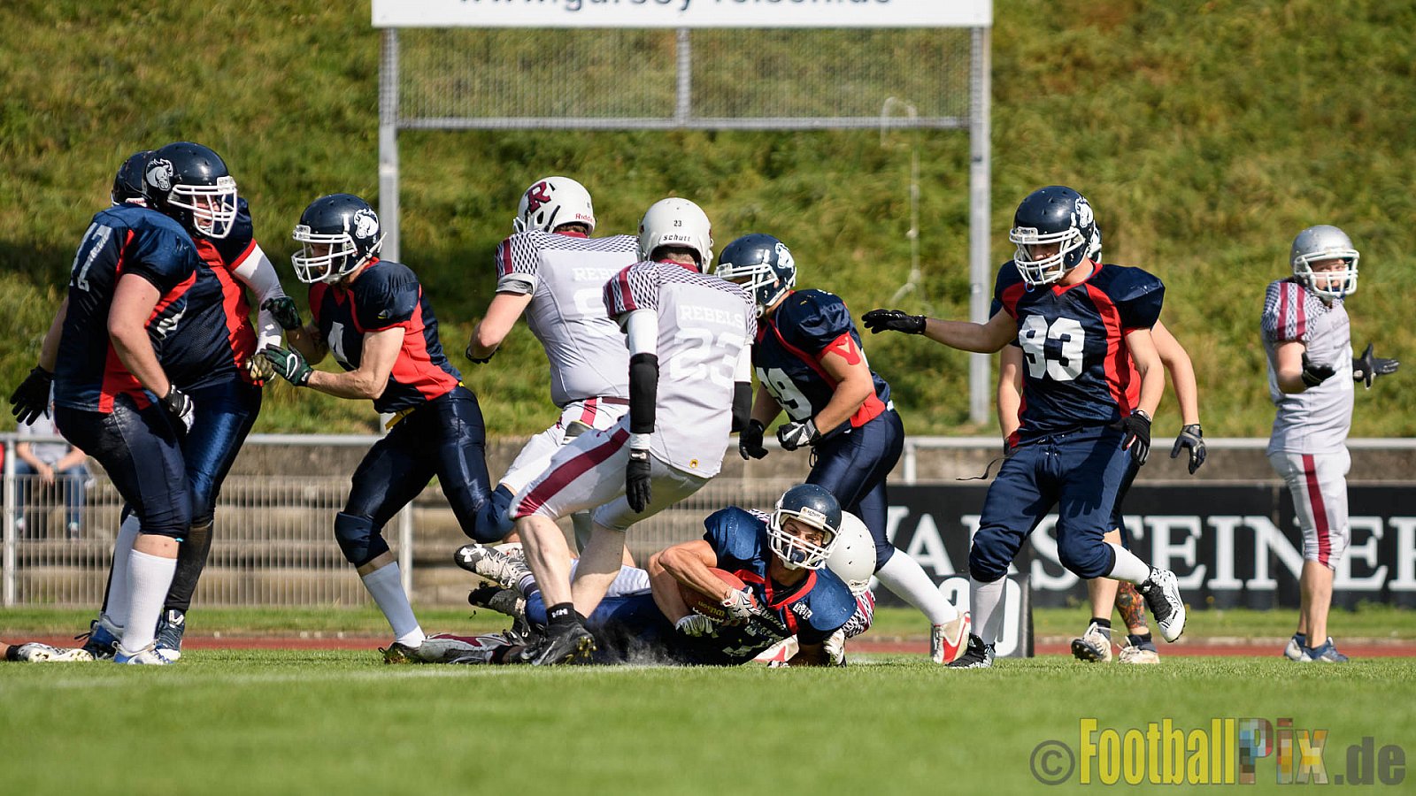 Recklinghausen Chargers vs. Bochum Rebels - 24.09.2016 LL NRW: Recklinghausen Chargers vs. Bochum Rebels (38:8)