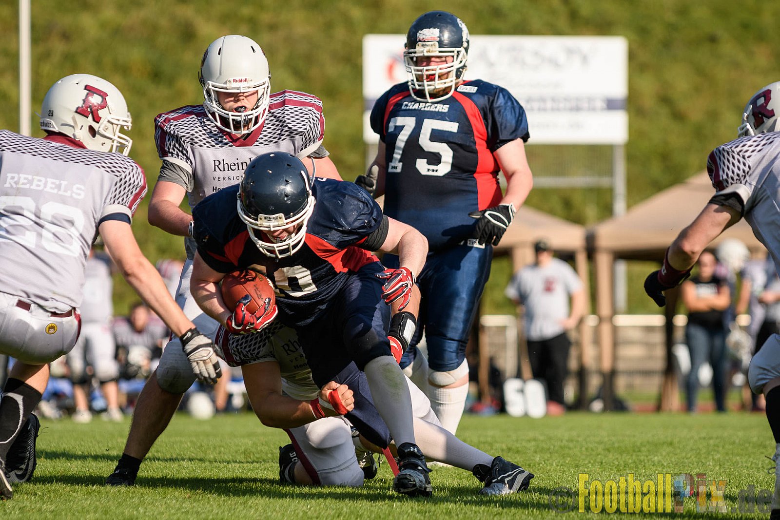 Recklinghausen Chargers vs. Bochum Rebels - 24.09.2016 LL NRW: Recklinghausen Chargers vs. Bochum Rebels (38:8)