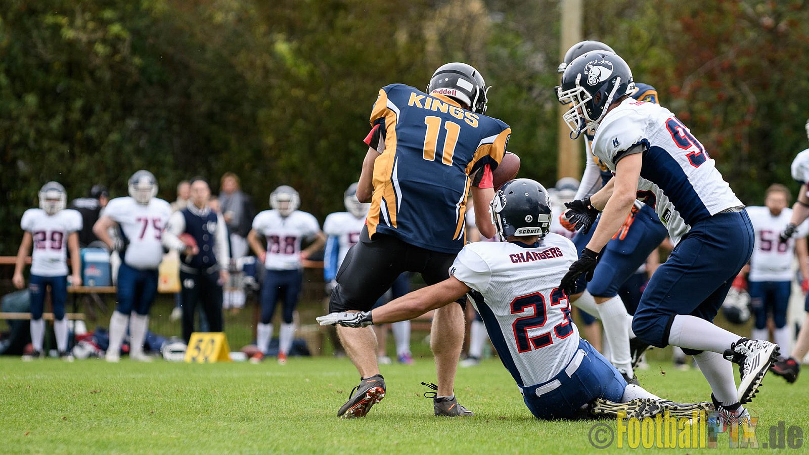 Kevelaer Kings vs. Recklinghausen Chargers - 01.10.2016 LL NRW: Kevelaer Kings vs. Recklinghausen Chargers (0:10)