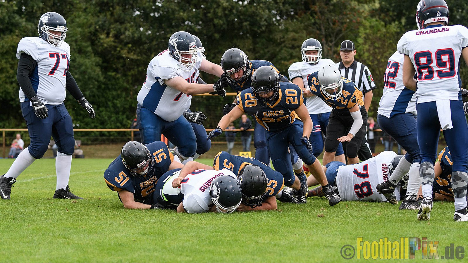 Kevelaer Kings vs. Recklinghausen Chargers - 01.10.2016 LL NRW: Kevelaer Kings vs. Recklinghausen Chargers (0:10)