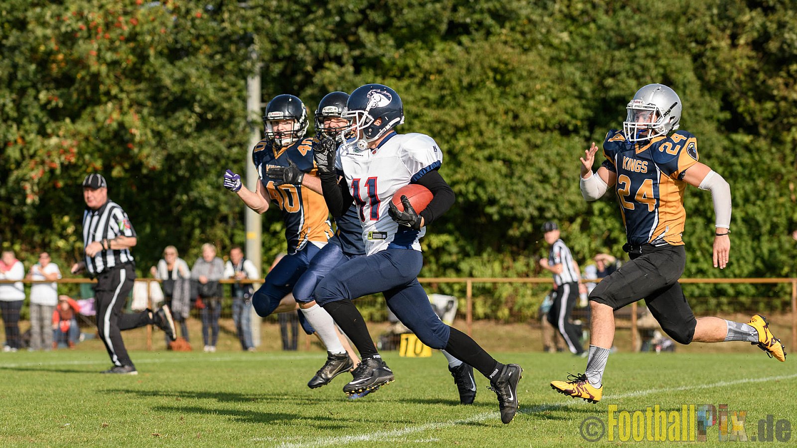 Kevelaer Kings vs. Recklinghausen Chargers - 01.10.2016 LL NRW: Kevelaer Kings vs. Recklinghausen Chargers (0:10)