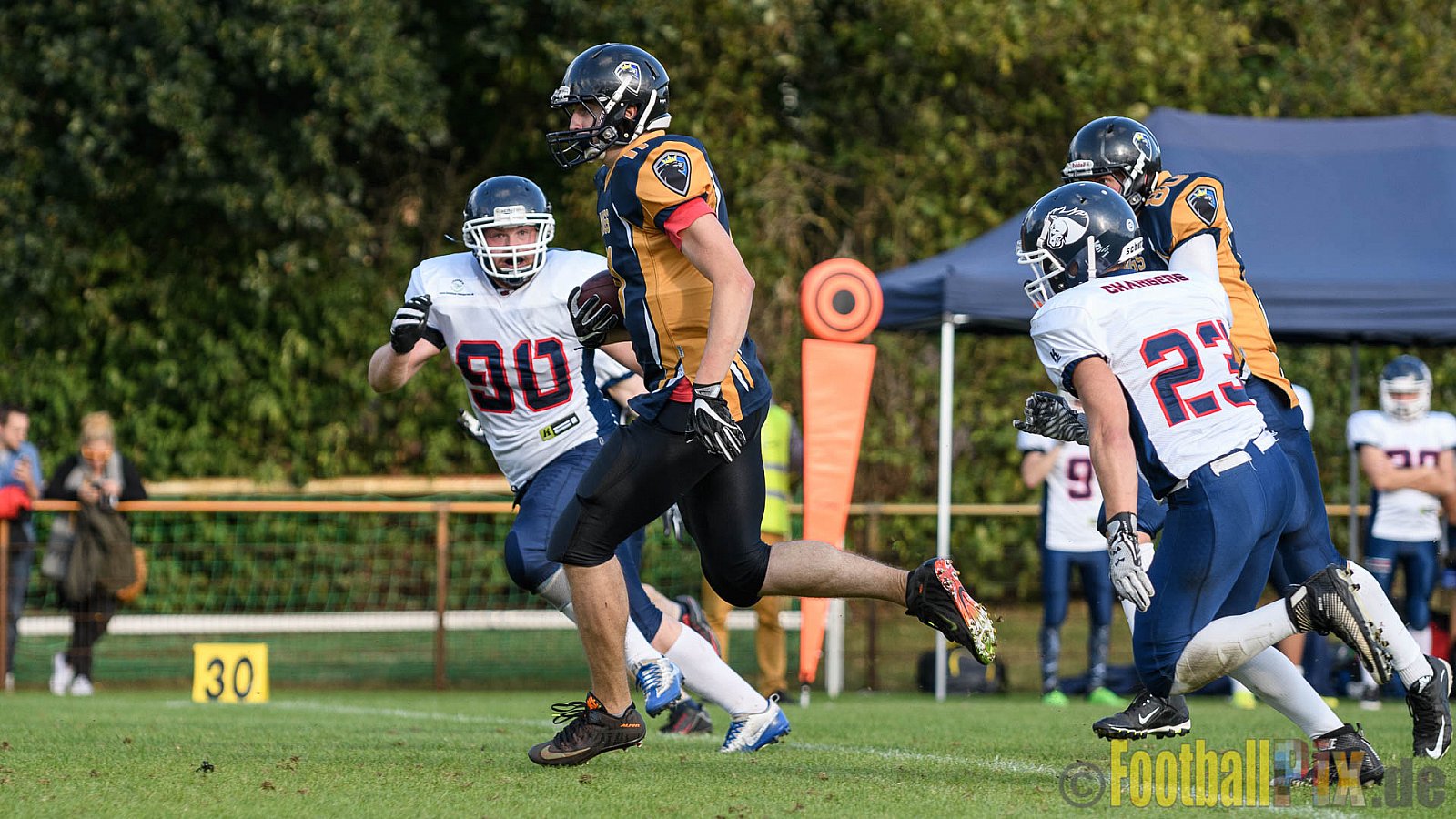 Kevelaer Kings vs. Recklinghausen Chargers - 01.10.2016 LL NRW: Kevelaer Kings vs. Recklinghausen Chargers (0:10)