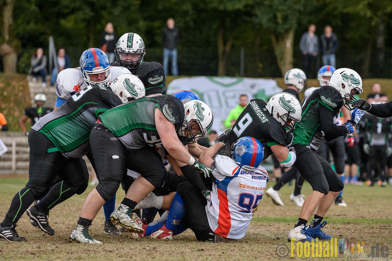 Mülheim Shamrocks Herren vs. Bocholt Rhinos - 03.10.2016 VL NRW: Mülheim Shamrocks Herren vs. Bocholt Rhinos (35:20)