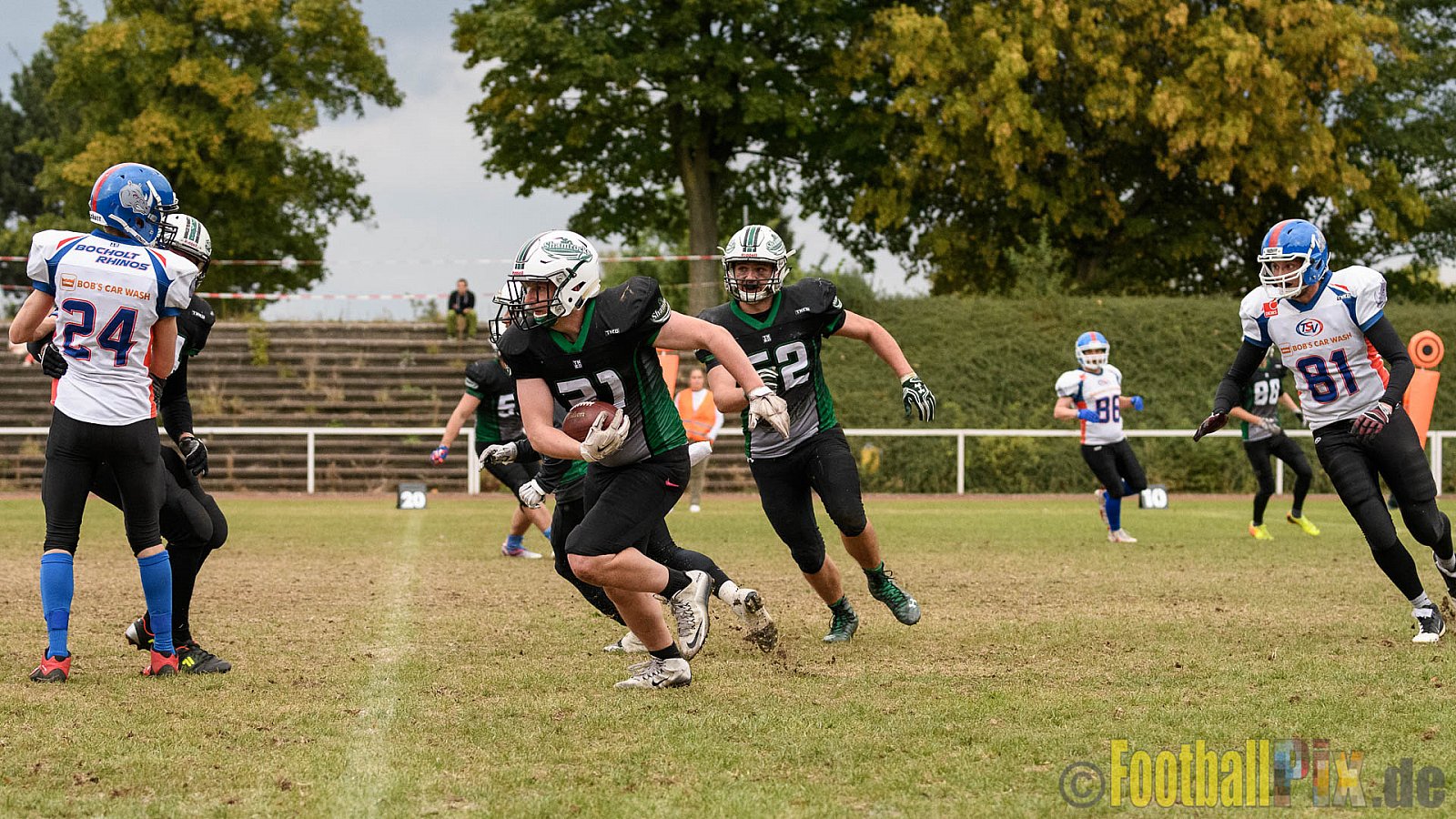 Mülheim Shamrocks Herren vs. Bocholt Rhinos - 03.10.2016 VL NRW: Mülheim Shamrocks Herren vs. Bocholt Rhinos (35:20)