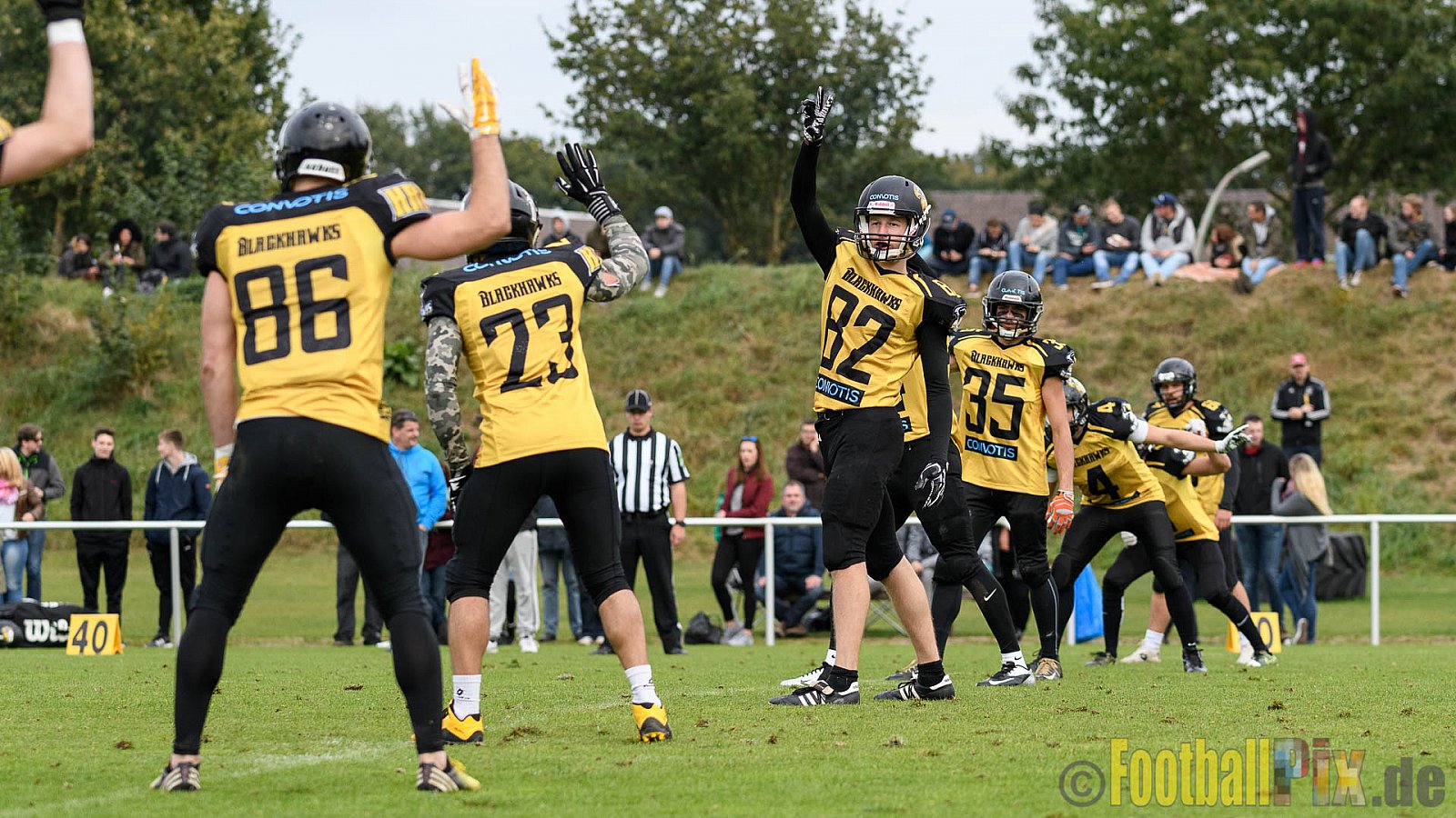 Bocholt Rhinos vs. Münster Blackhawks - 09.10.2016 VL NRW: Bocholt Rhinos vs. Münster Blackhawks (0:41)