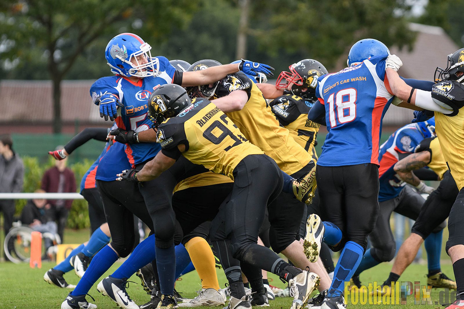 Bocholt Rhinos vs. Münster Blackhawks - 09.10.2016 VL NRW: Bocholt Rhinos vs. Münster Blackhawks (0:41)