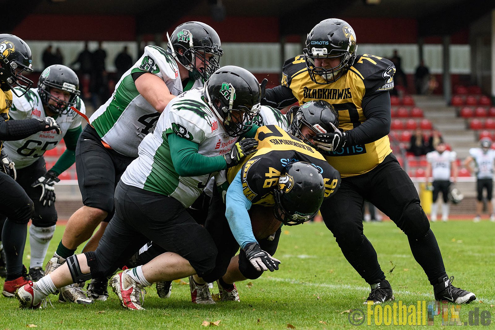 Rheine Raptors vs. Münster Blackhawks - 15.10.2016 VL NRW: Rheine Raptors vs. Münster Blackhawks (0:26)