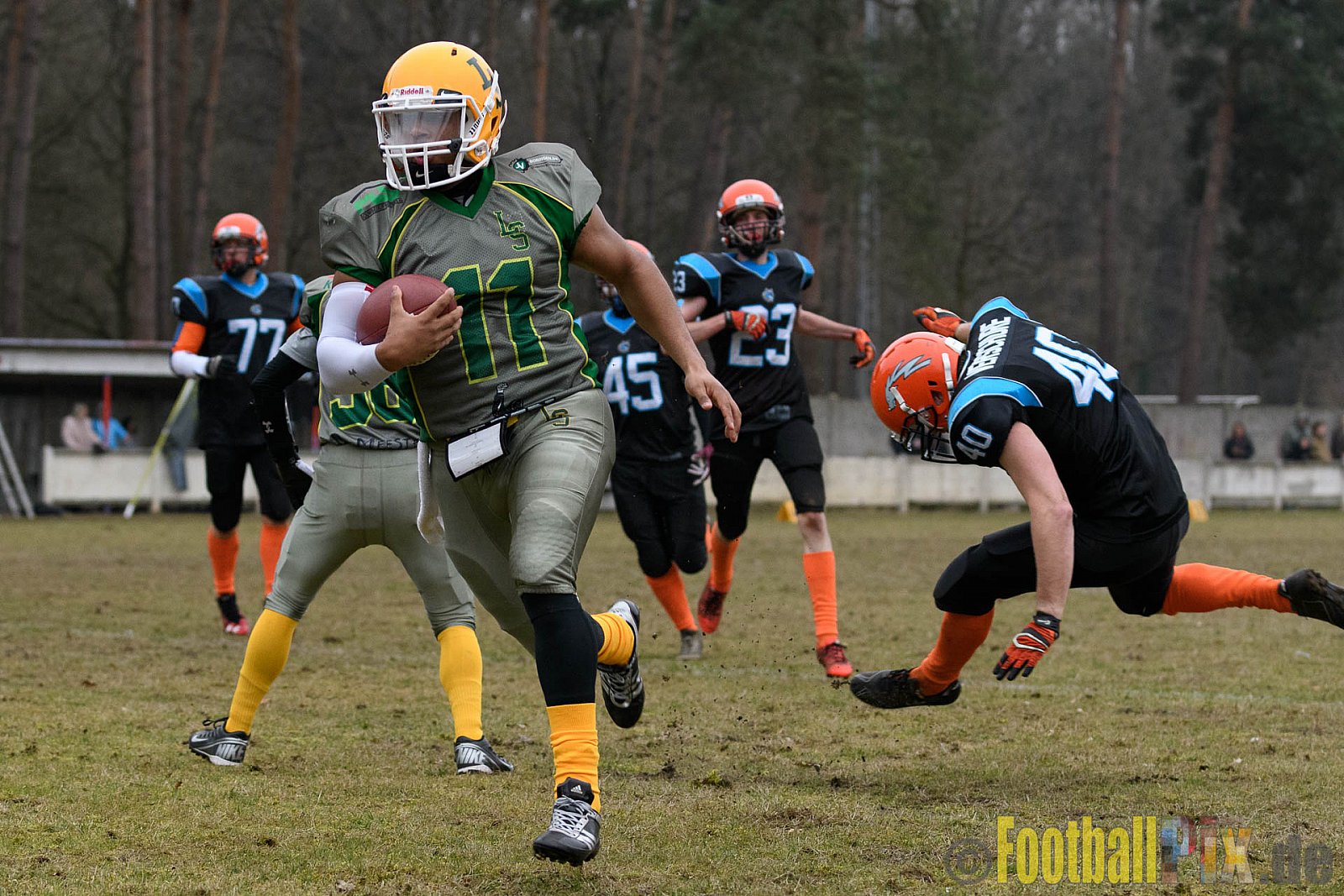 Limburg Shotguns vs. Waasland Wolves - 19.02.2017 Season Opener (FAFL Belgien): Limburg Shotguns vs. Waasland Wolves (44:0)