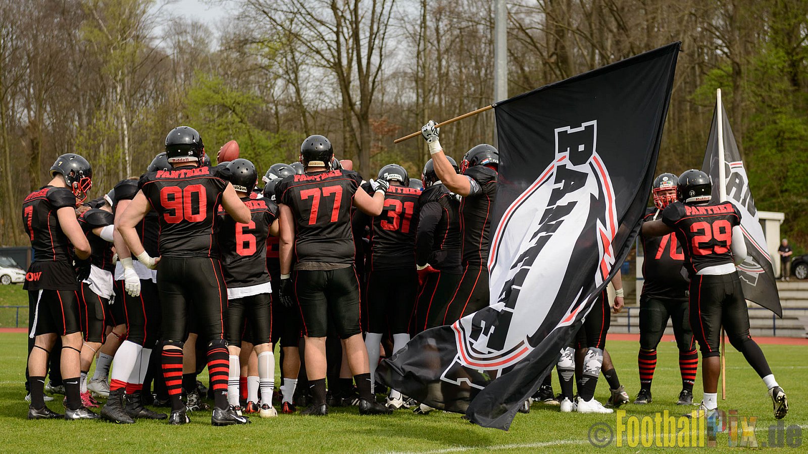Düsseldorf Panther vs. Wiesbaden Phantoms - 01.04.2017 Freundschaftsspiel Düsseldorf Panther vs. Wiesbaden Phantoms (21:08)
