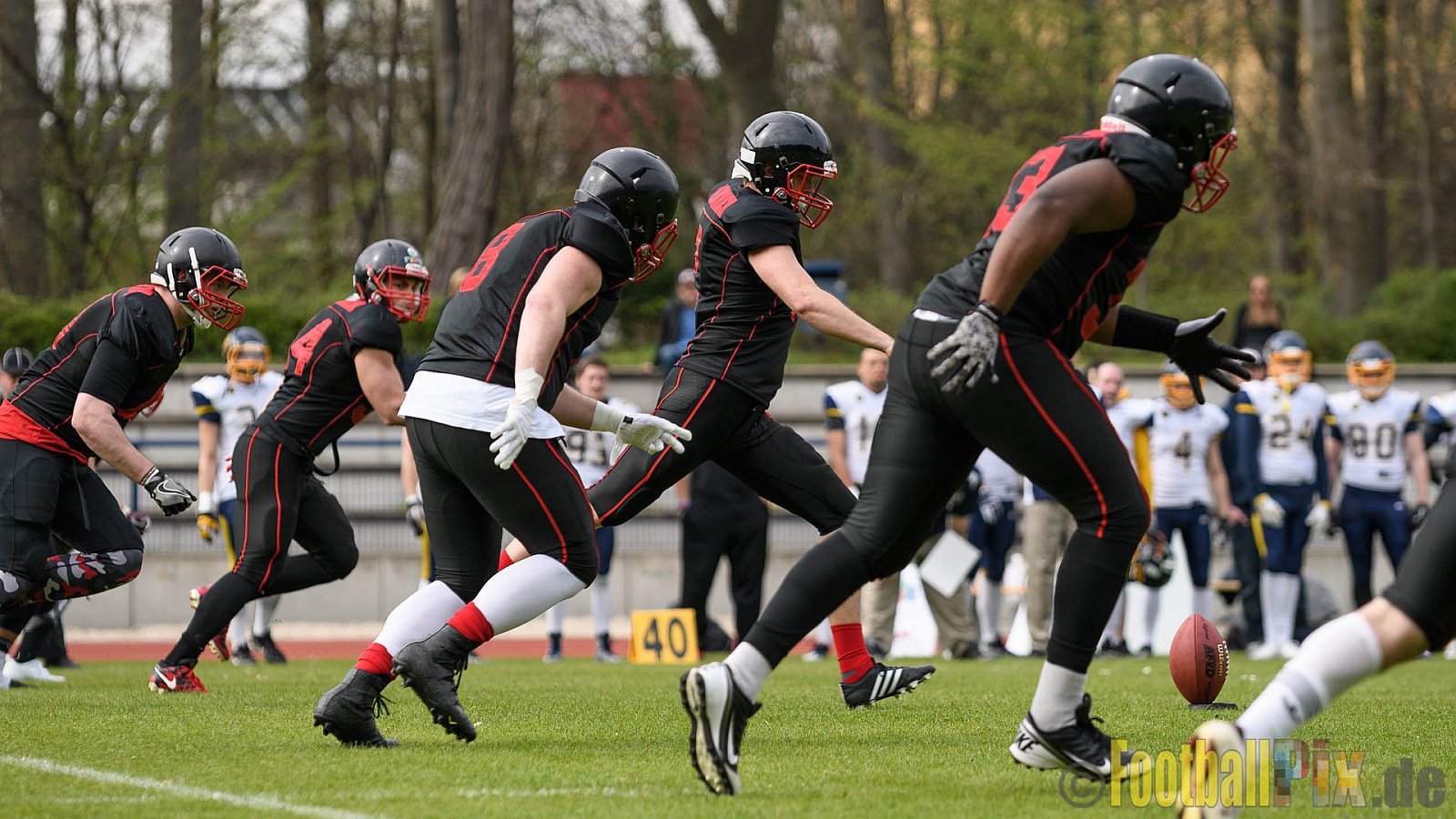 Düsseldorf Panther vs. Wiesbaden Phantoms - 01.04.2017 Freundschaftsspiel Düsseldorf Panther vs. Wiesbaden Phantoms (21:08)