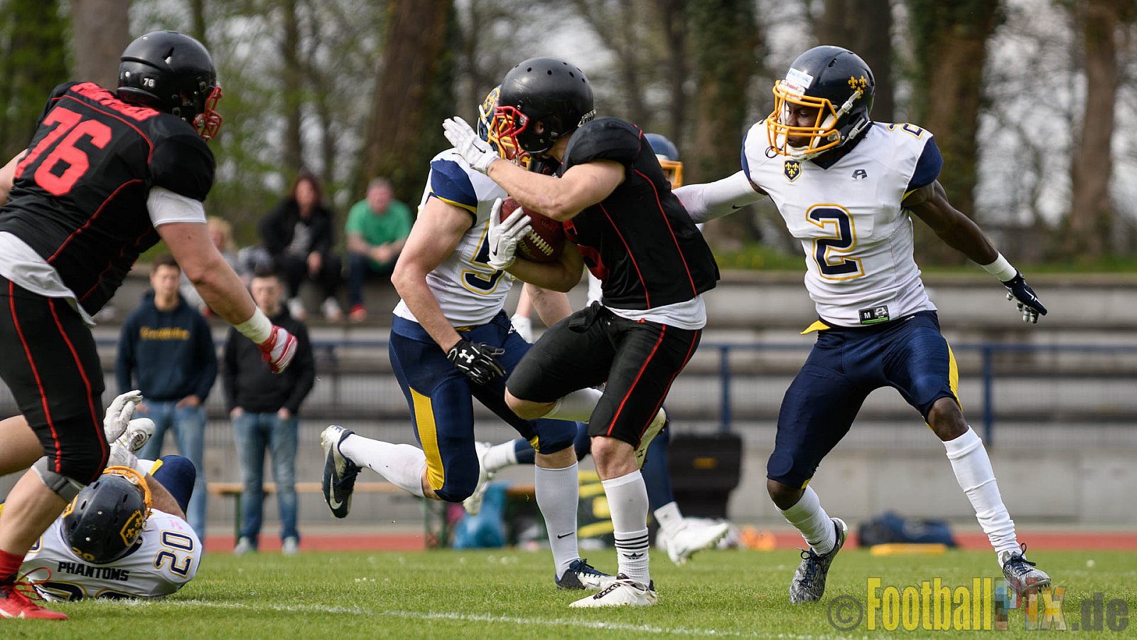 Düsseldorf Panther vs. Wiesbaden Phantoms - 01.04.2017 Freundschaftsspiel Düsseldorf Panther vs. Wiesbaden Phantoms (21:08)