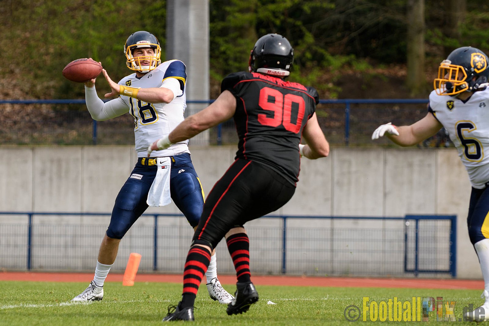 Düsseldorf Panther vs. Wiesbaden Phantoms - 01.04.2017 Freundschaftsspiel Düsseldorf Panther vs. Wiesbaden Phantoms (21:08)