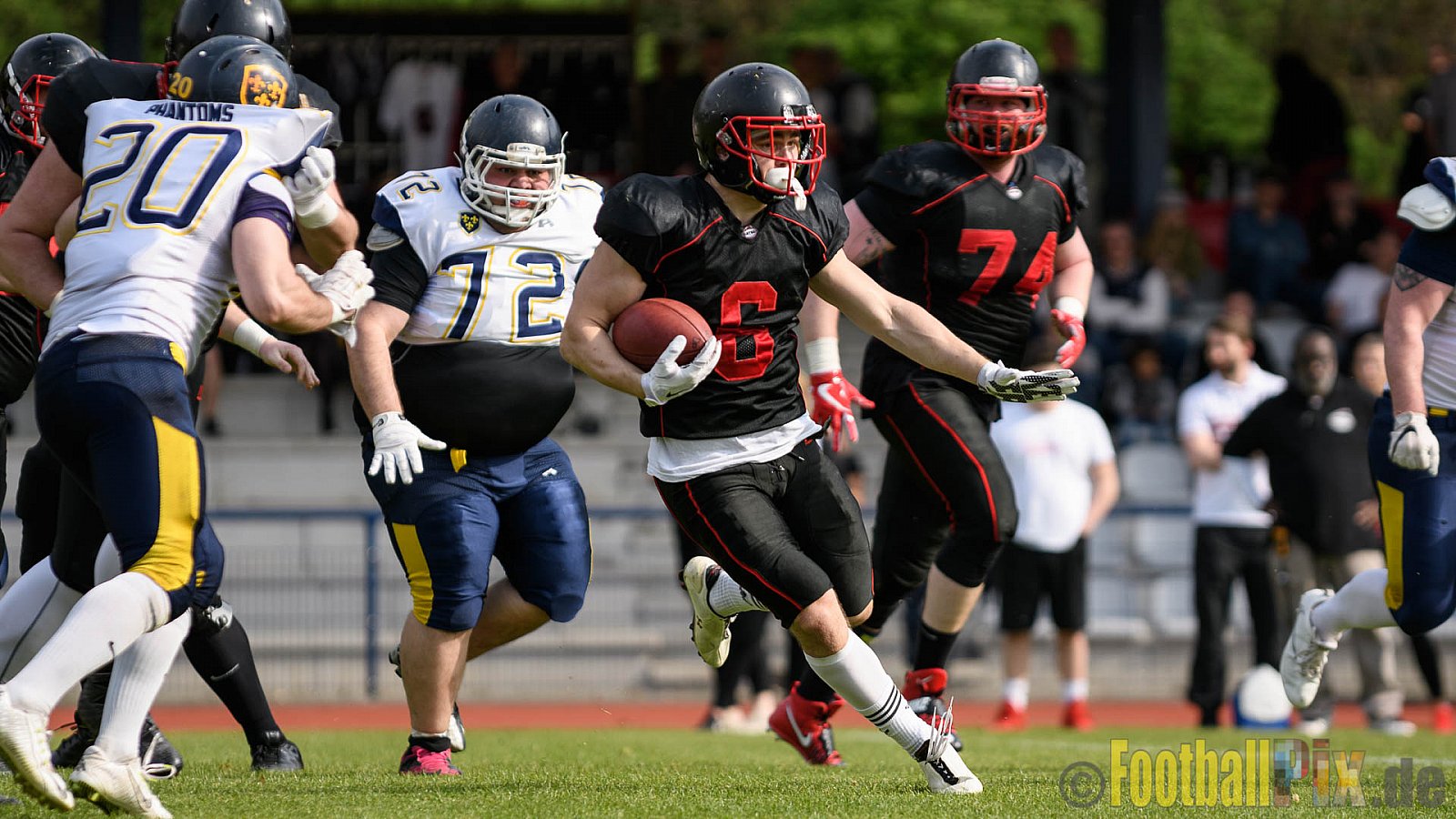 Düsseldorf Panther vs. Wiesbaden Phantoms - 01.04.2017 Freundschaftsspiel Düsseldorf Panther vs. Wiesbaden Phantoms (21:08)
