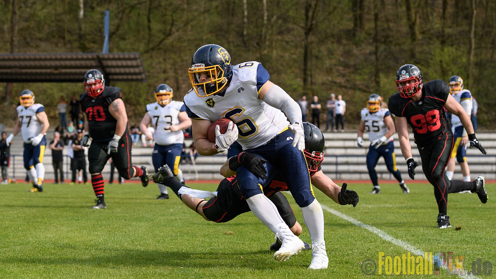 Düsseldorf Panther vs. Wiesbaden Phantoms - 01.04.2017 Freundschaftsspiel Düsseldorf Panther vs. Wiesbaden Phantoms (21:08)